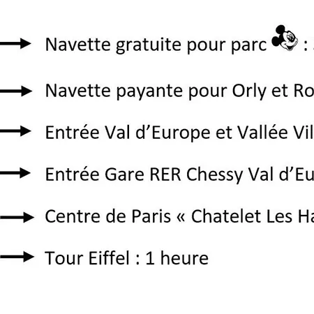 דירה Disneyland Paris, 70m², Parking Prive