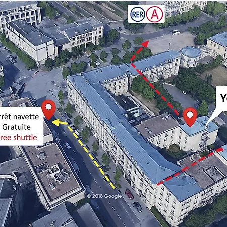 Disneyland Paris, 70m², Parking Prive דירה סאריס