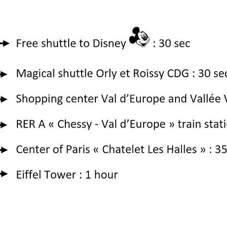 Disneyland Paris, 70m², Parking Prive